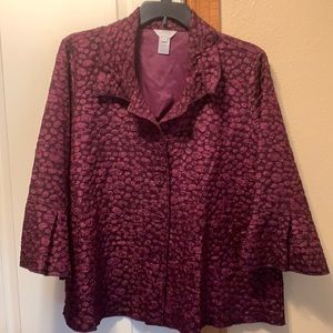 Multiples -Plum color blazer